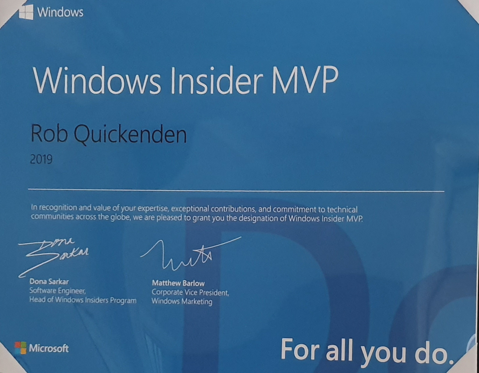 What it means to be a #WindowsInsider #MVP