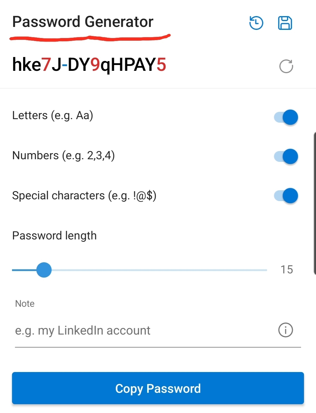 Microsoft Authenticator adds ability to generate Secure Passwords for you.