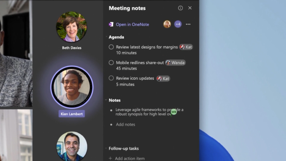 Collaborative meeting notes now available in Teams
