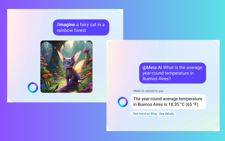 Meta AI to use Microsoft Bing