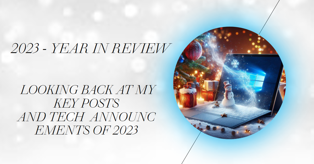 2023 year in review – from the eyes of my Blog