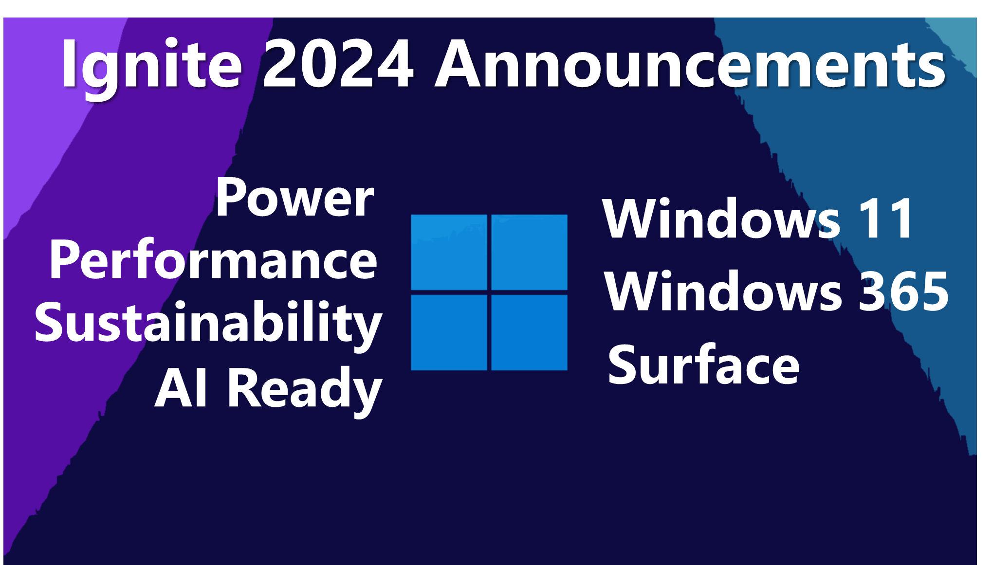 Windows and Devices – Summary of Ignite Announcements