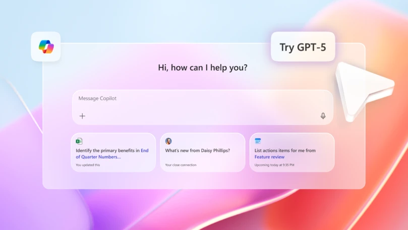 Microsoft 365 Copilot now powered by GPT-5