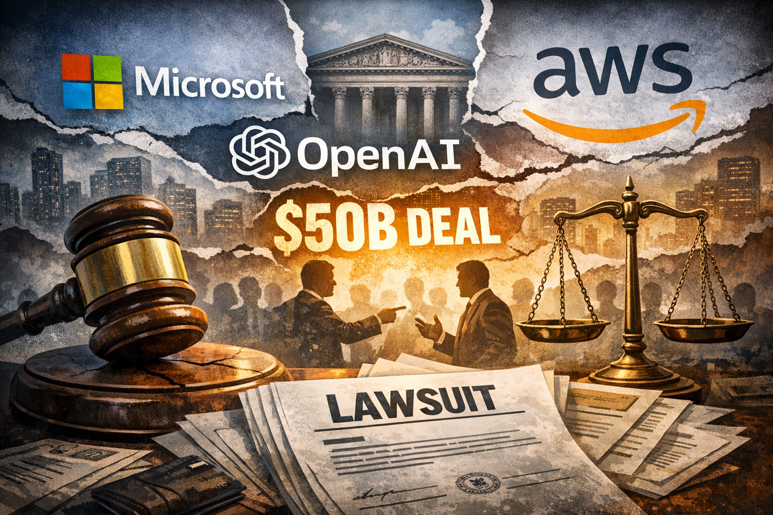 Is Microsoft about to sue OpenAI over a $50bn deal with AWS?
