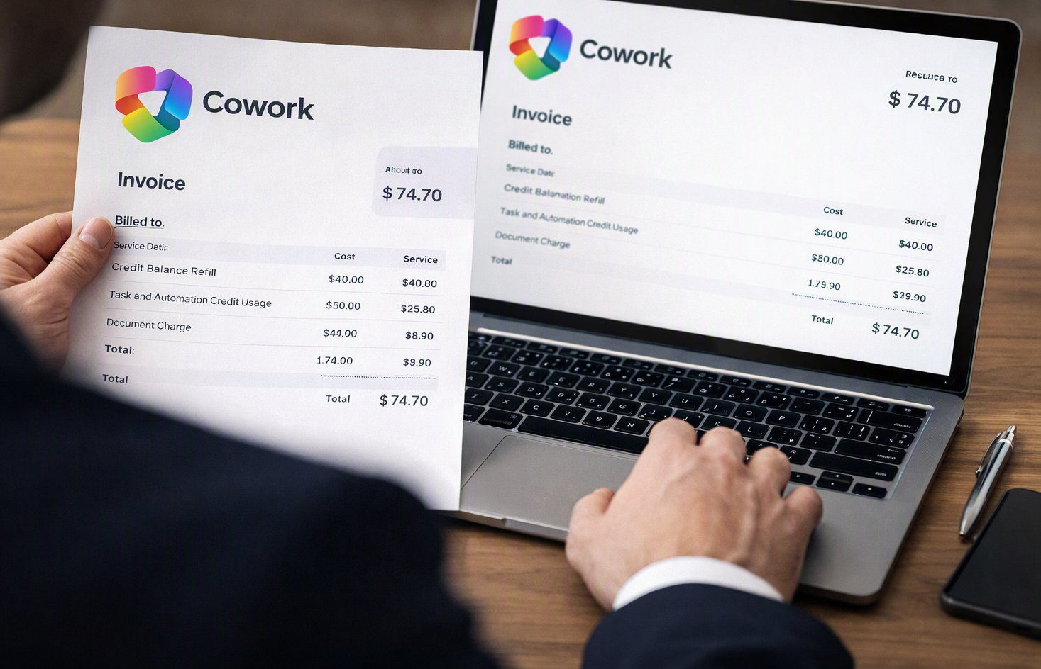 Cowork Bill Example